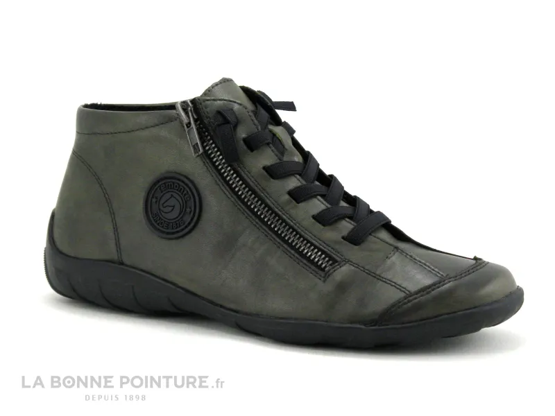 Achat chaussures Remonte Femme Chaussure montante, vente Remonte R3491-52 Odeon - Chaussure montante Femme kaki