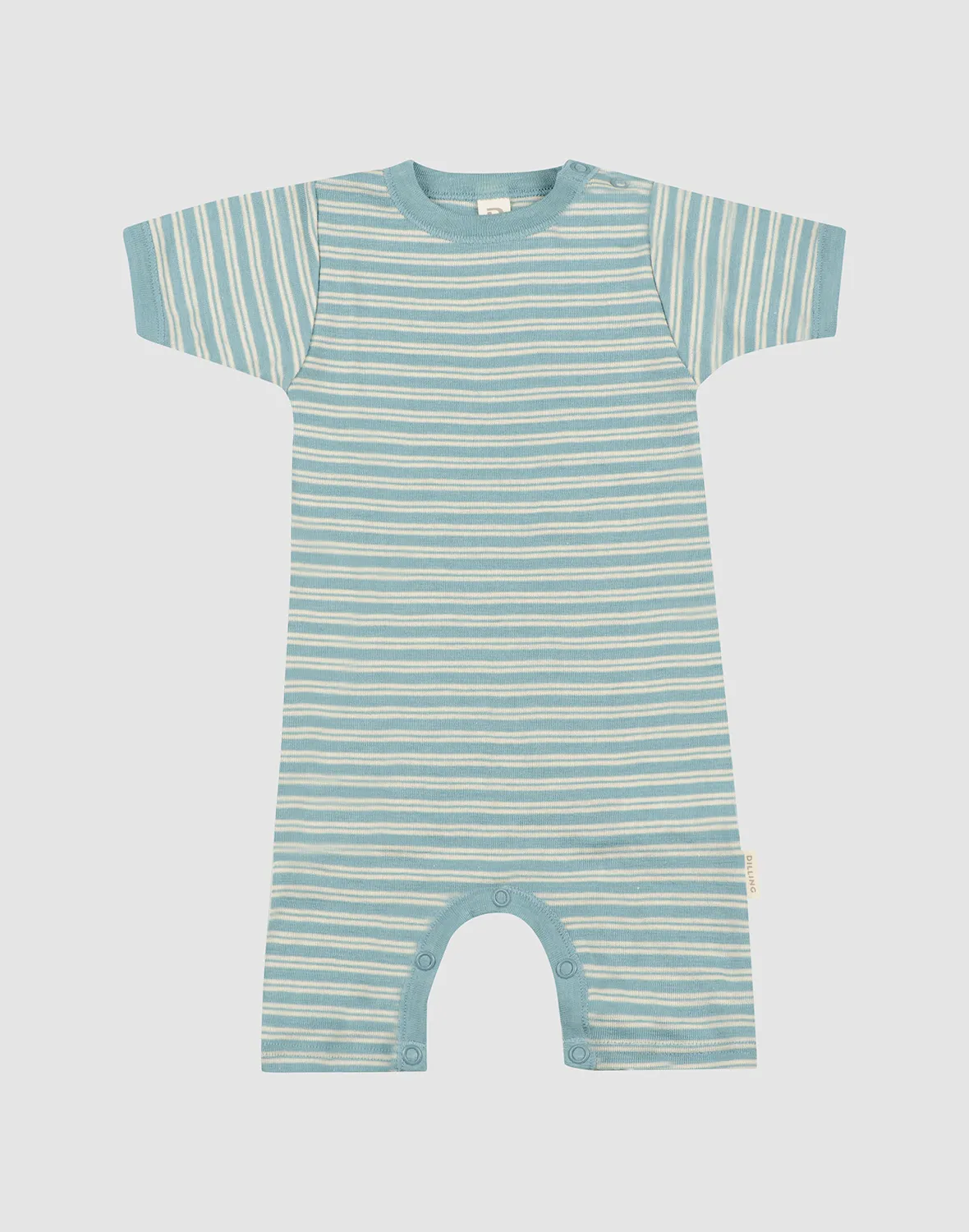 Barboteuse en laine mérinos et soie pour bébé