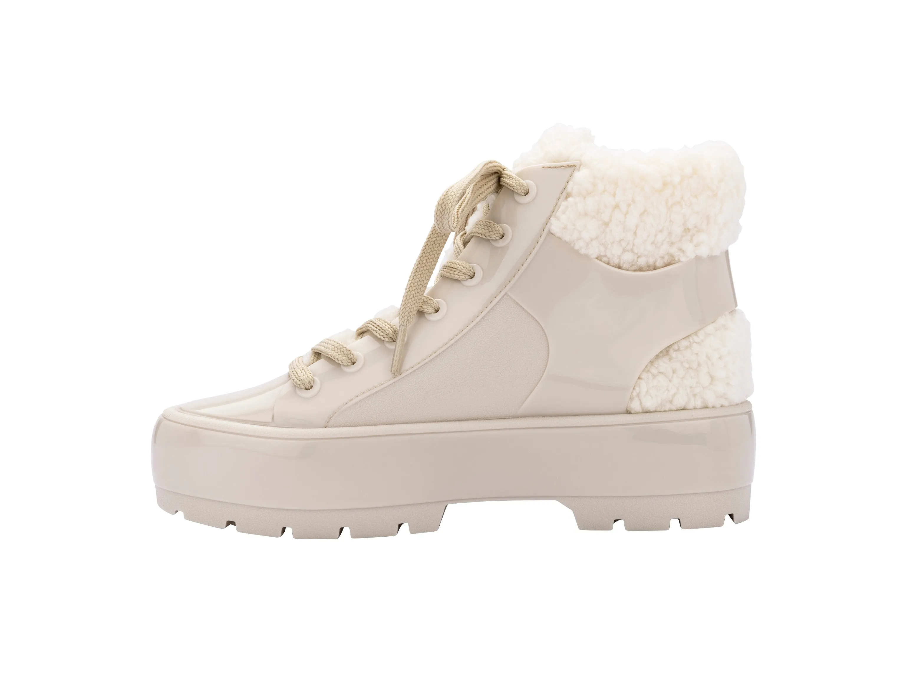 Basket Fluffy Sneaker - Beige
