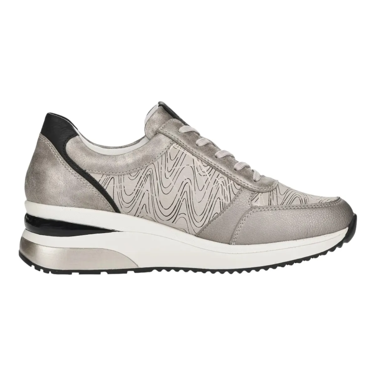 Baskets mode Remonte d2400 beige