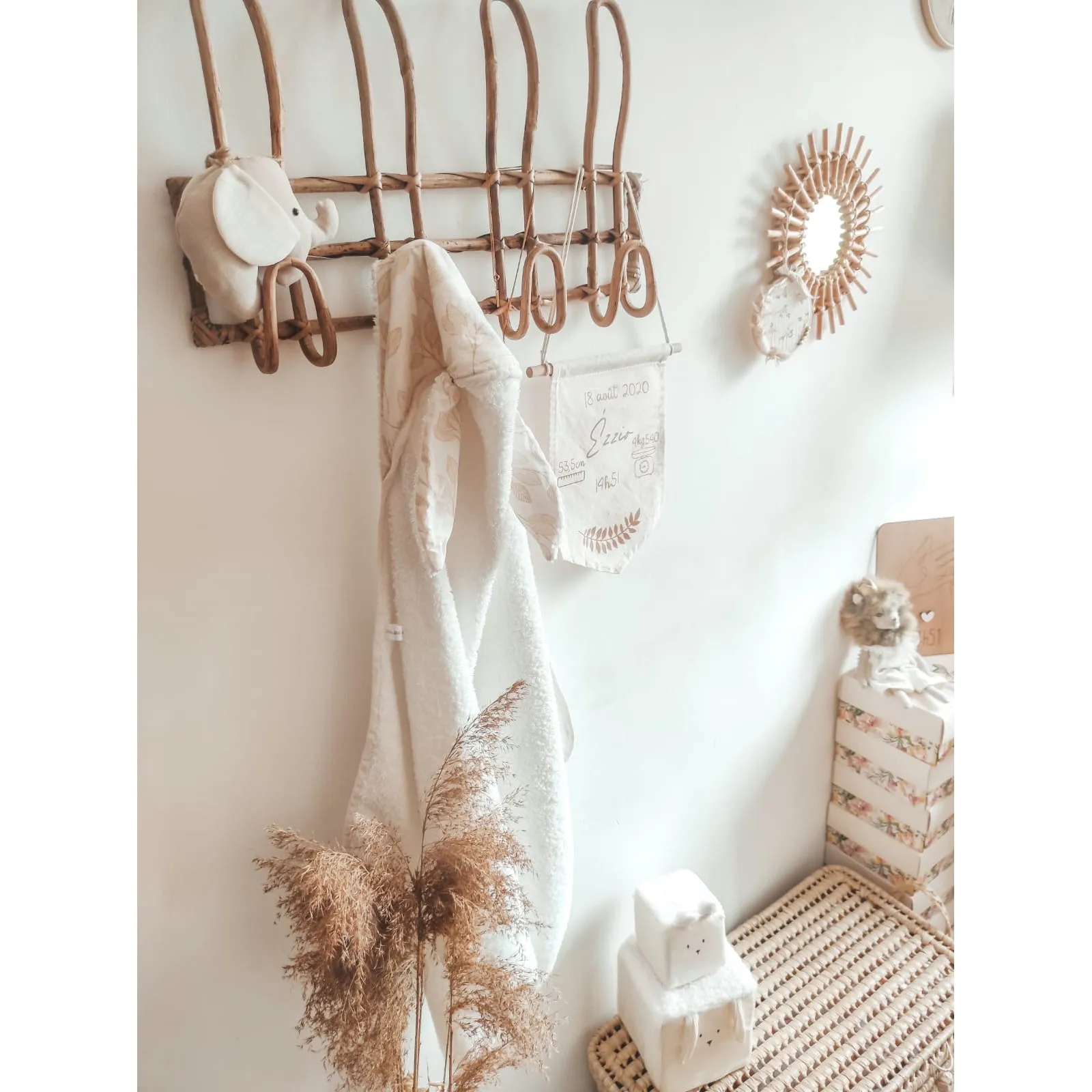 Cape de bain floral