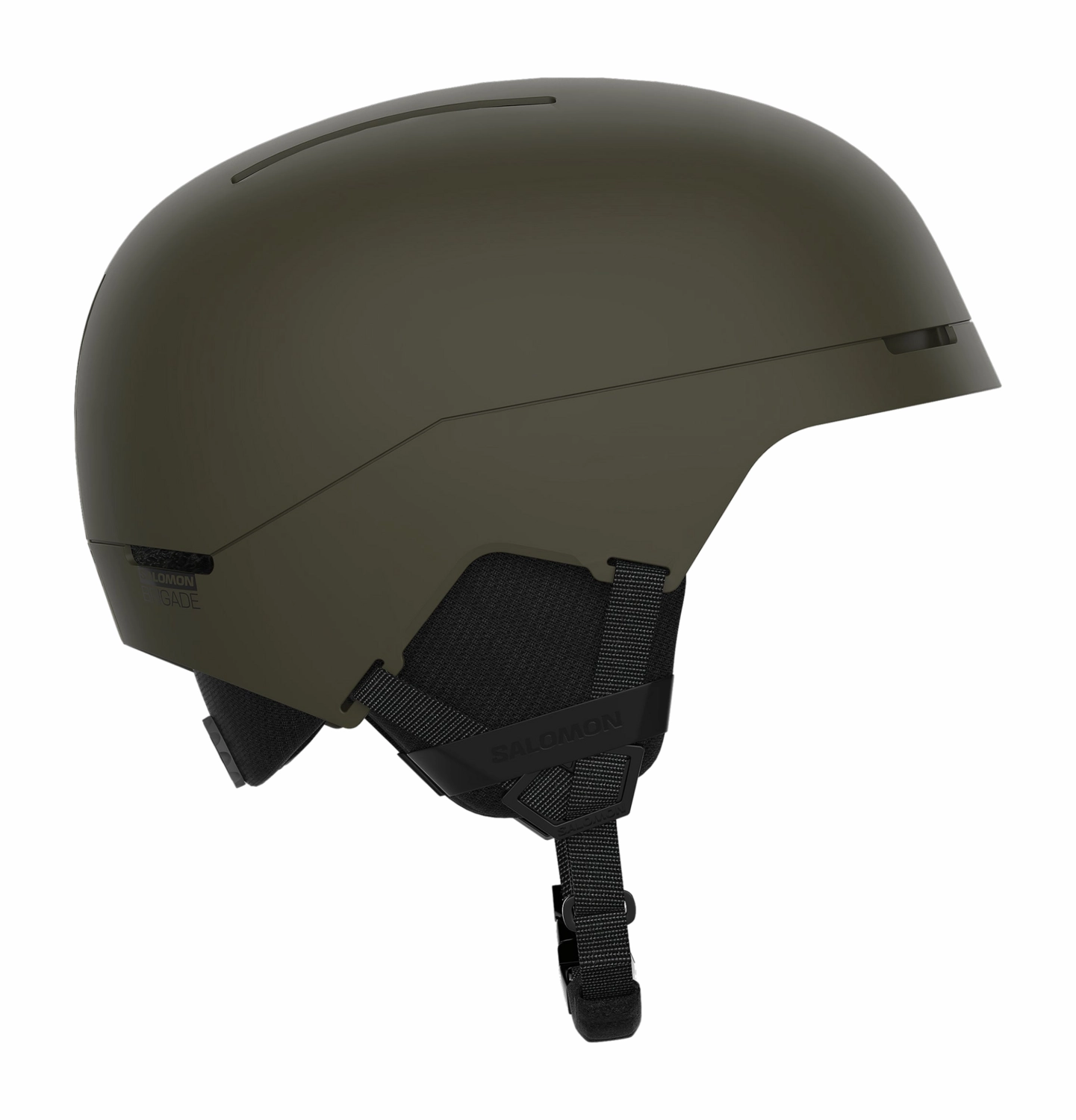 Casque de Ski Salomon Brigade Mips Olive Night