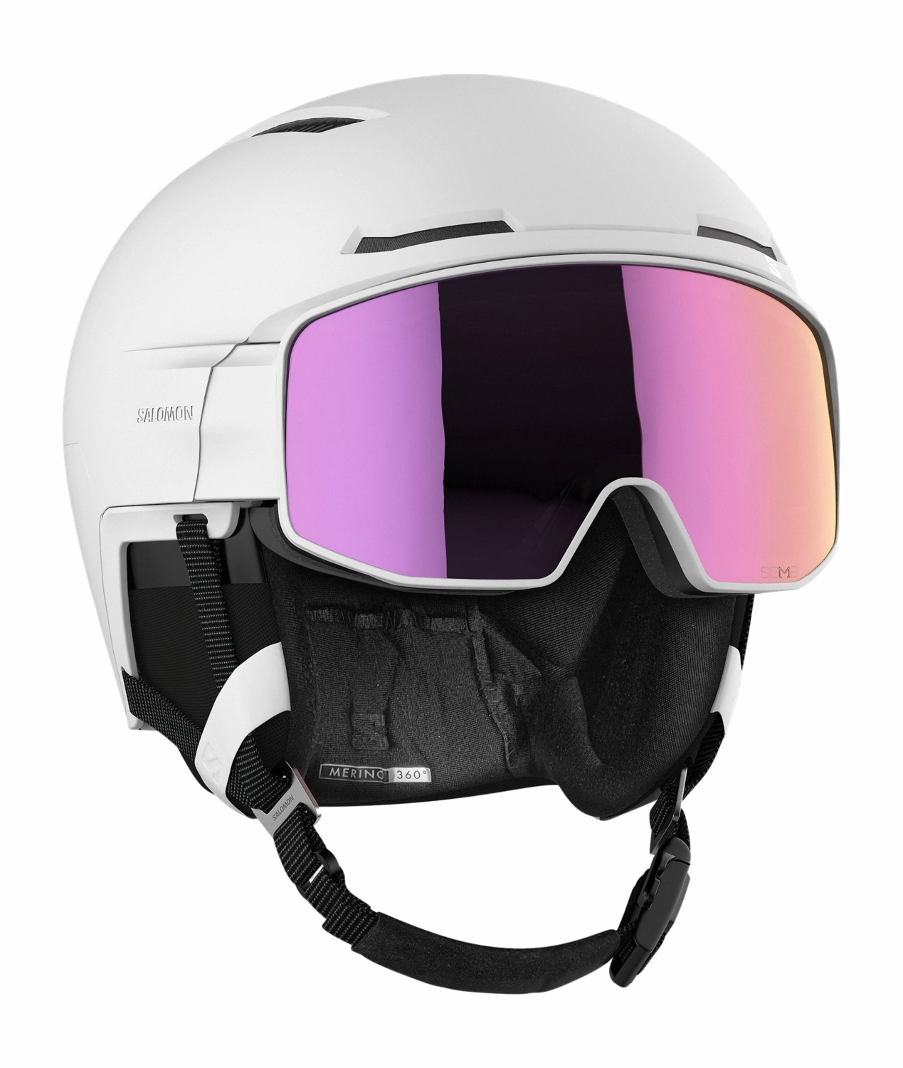 Casque de Ski Salomon Driver Prime Sigma PL White