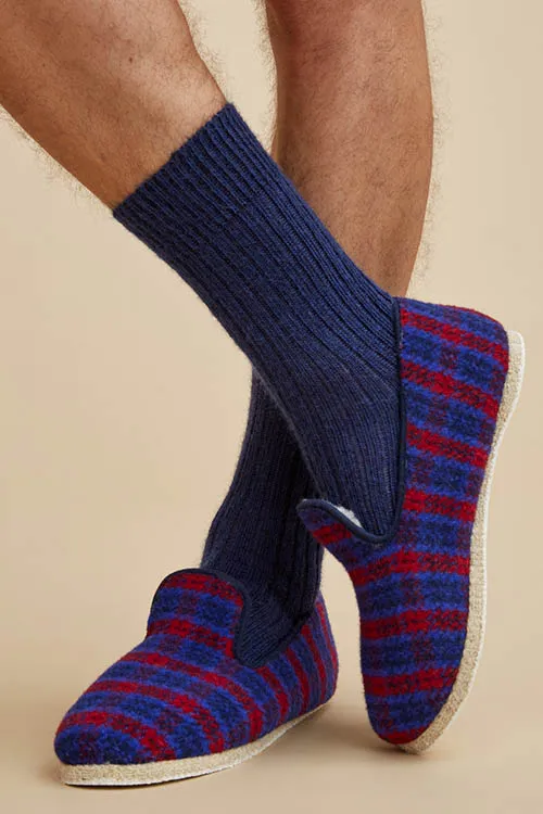 Charentaises mohair et laine