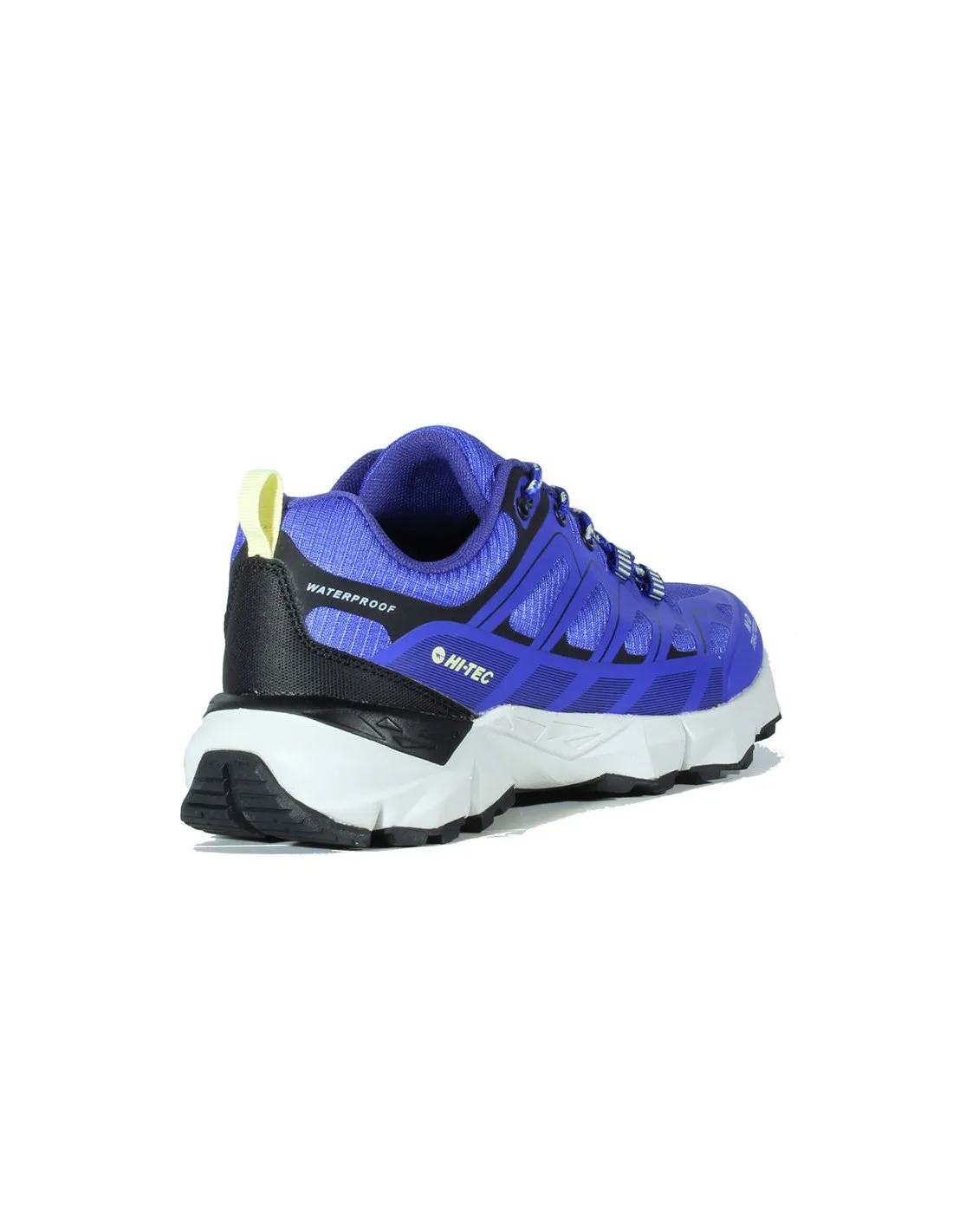 Chaussures de running en montagne Hi-Tec Soira Low Waterproof Bleu royal/Noir/Citron Femmes