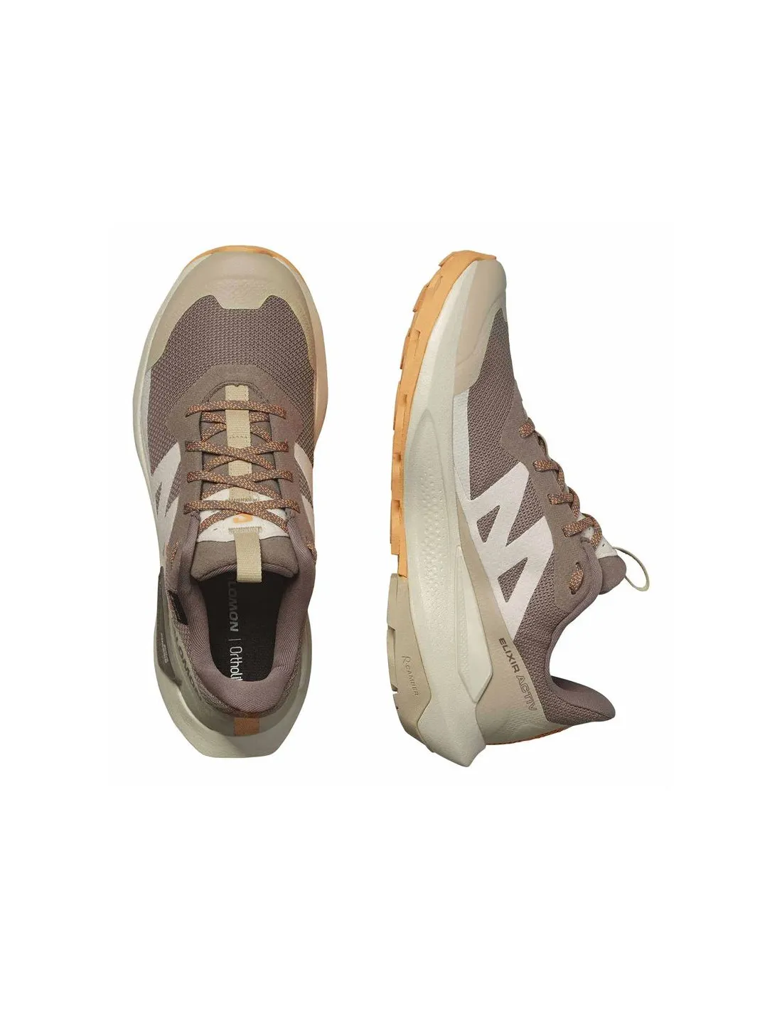 Chaussures Montagne Salomon de Elixir Activ GORE-TEX® Beige Femme