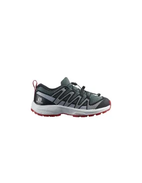 Chaussures Montagne Salomon de XA Pro V8 Gris/Bleu/Rouge Enfant
