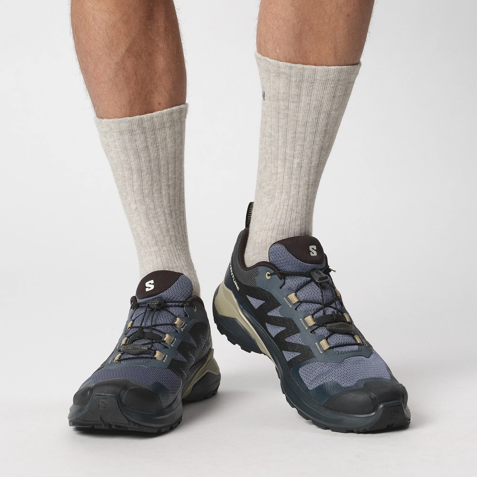 chaussures Salomon X-Adventure GTX - Grisaille/Black/Slate Green - men´s
