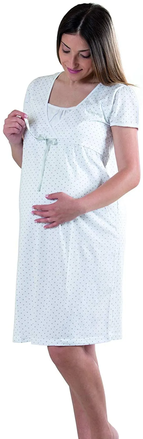 Chemise de Nuit avec Dentelle - Ouverte