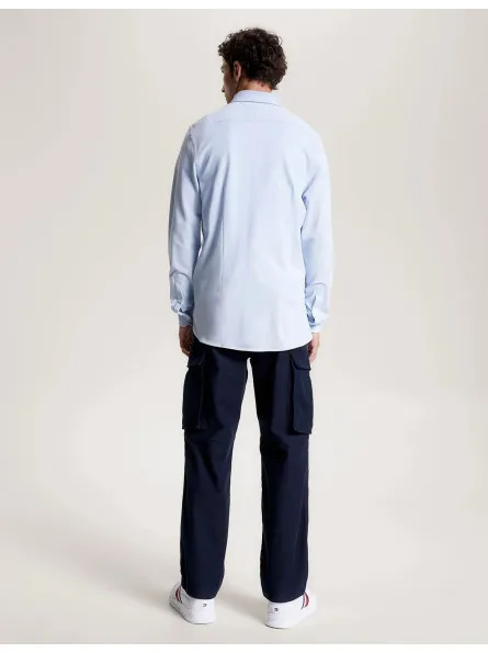 Chemise en coton piqué Tommy Hilfiger