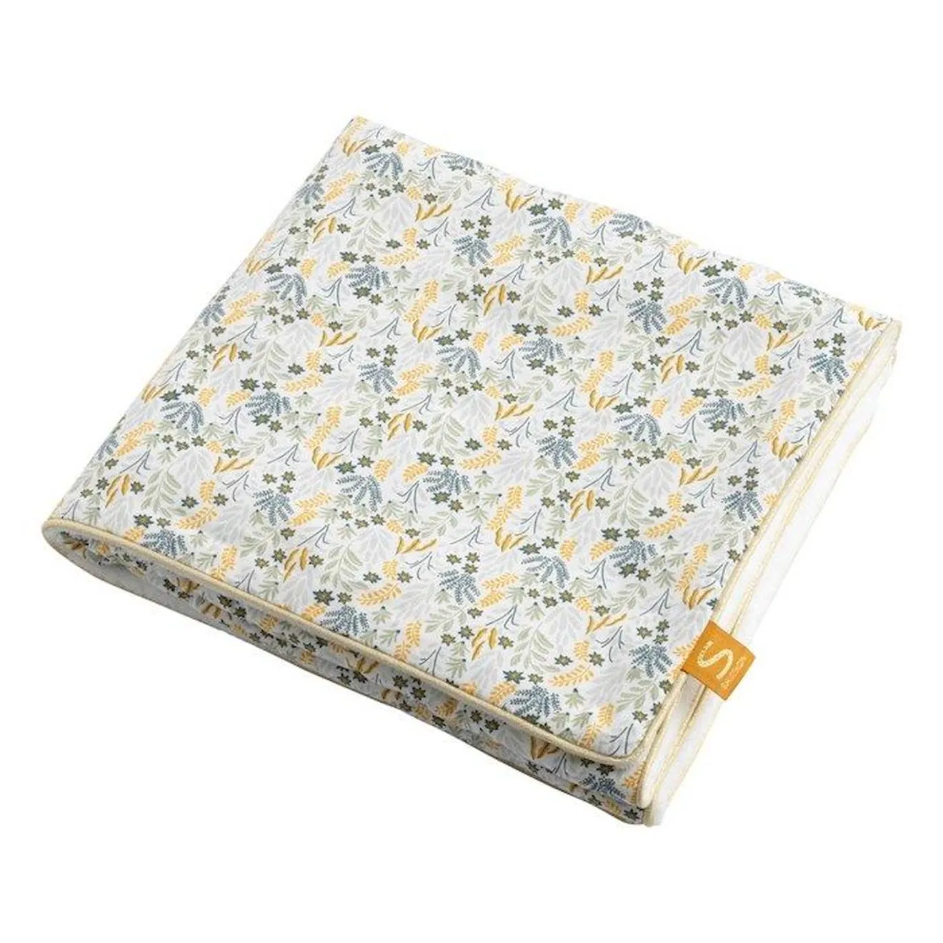 Couverture 100x75cm en coton blanc blanc - Sauthon