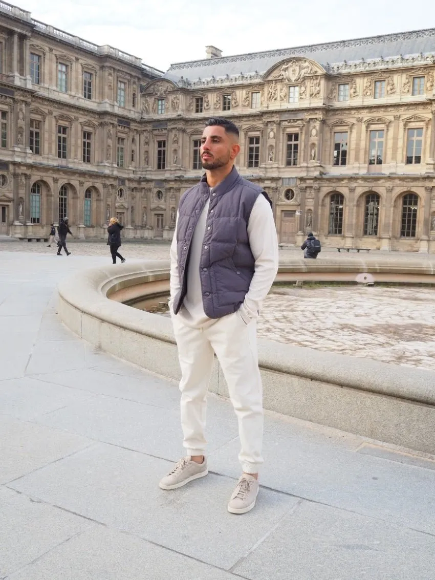Doudoune sans manches matelassé