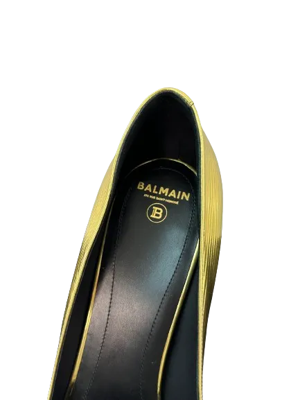 Escarpins Balmain dorés, taille 40 - Yalla