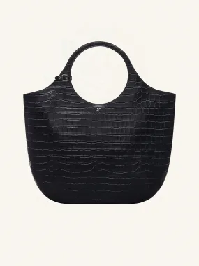 LARGE HOLY BAG FAÇON CROCO