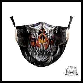 Masque Tête de Mort Mini Crâne Flambloyant