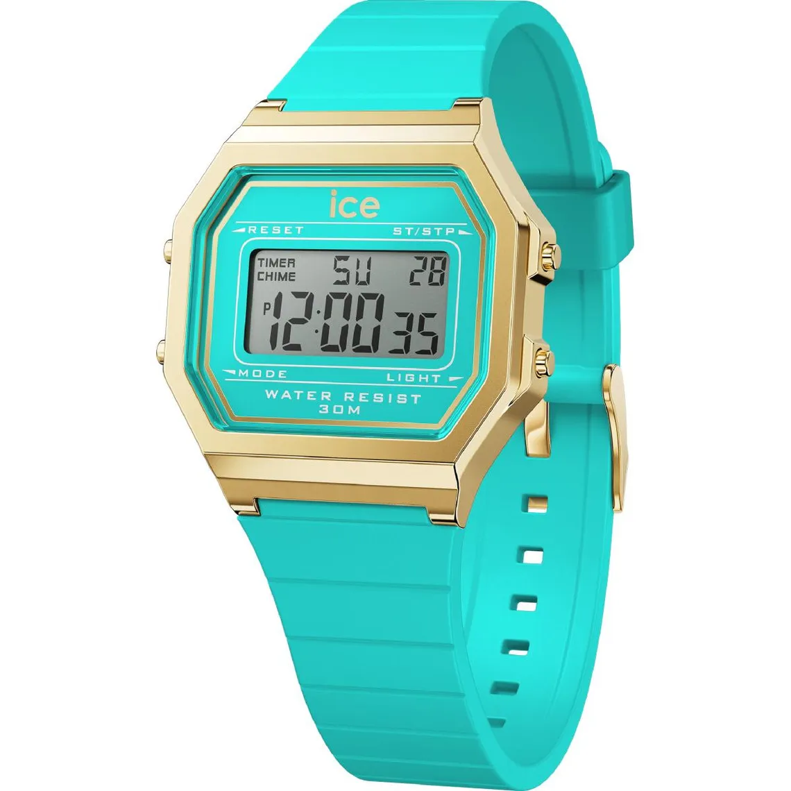 Montre Femme Ice-Watch ICE digit retro - Blue curacao - Small - 022055 | 3 Suisses