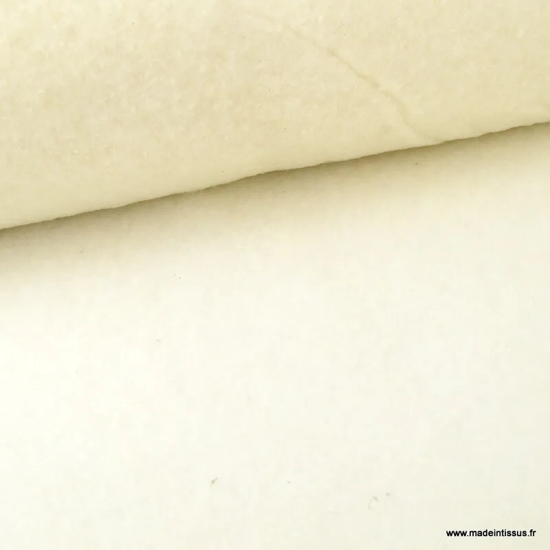 Ouate naturelle trispace en laine de Merinos 200g/m²