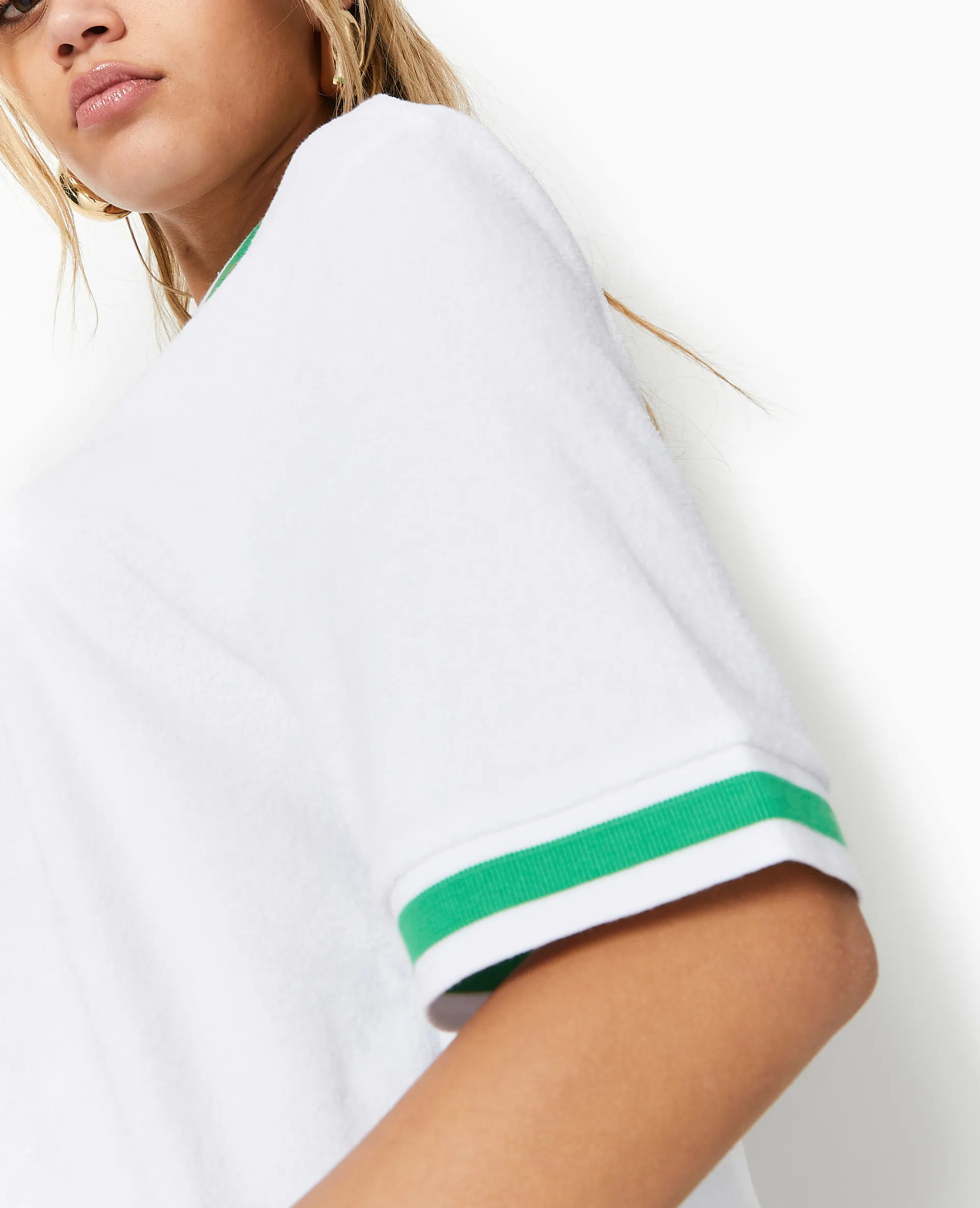 Polo en tissu éponge