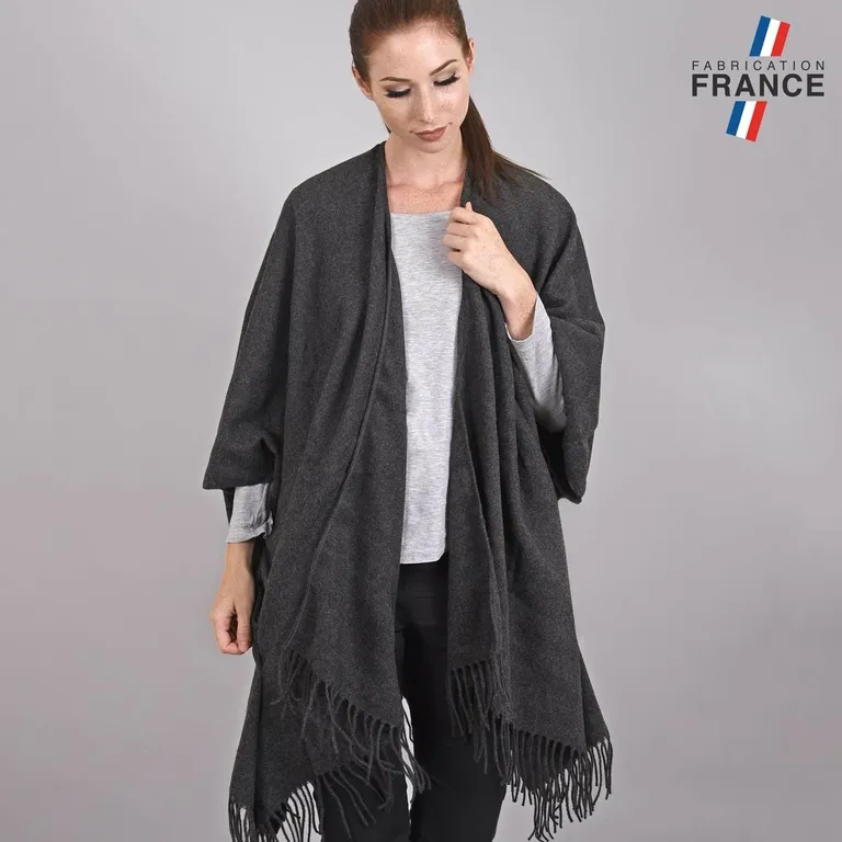 Poncho poches Casa Anthracite