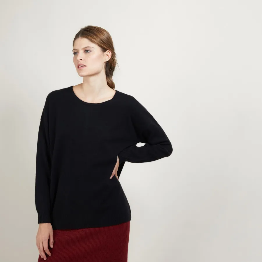 Pull en cachemire boutonné au dos - Bahia