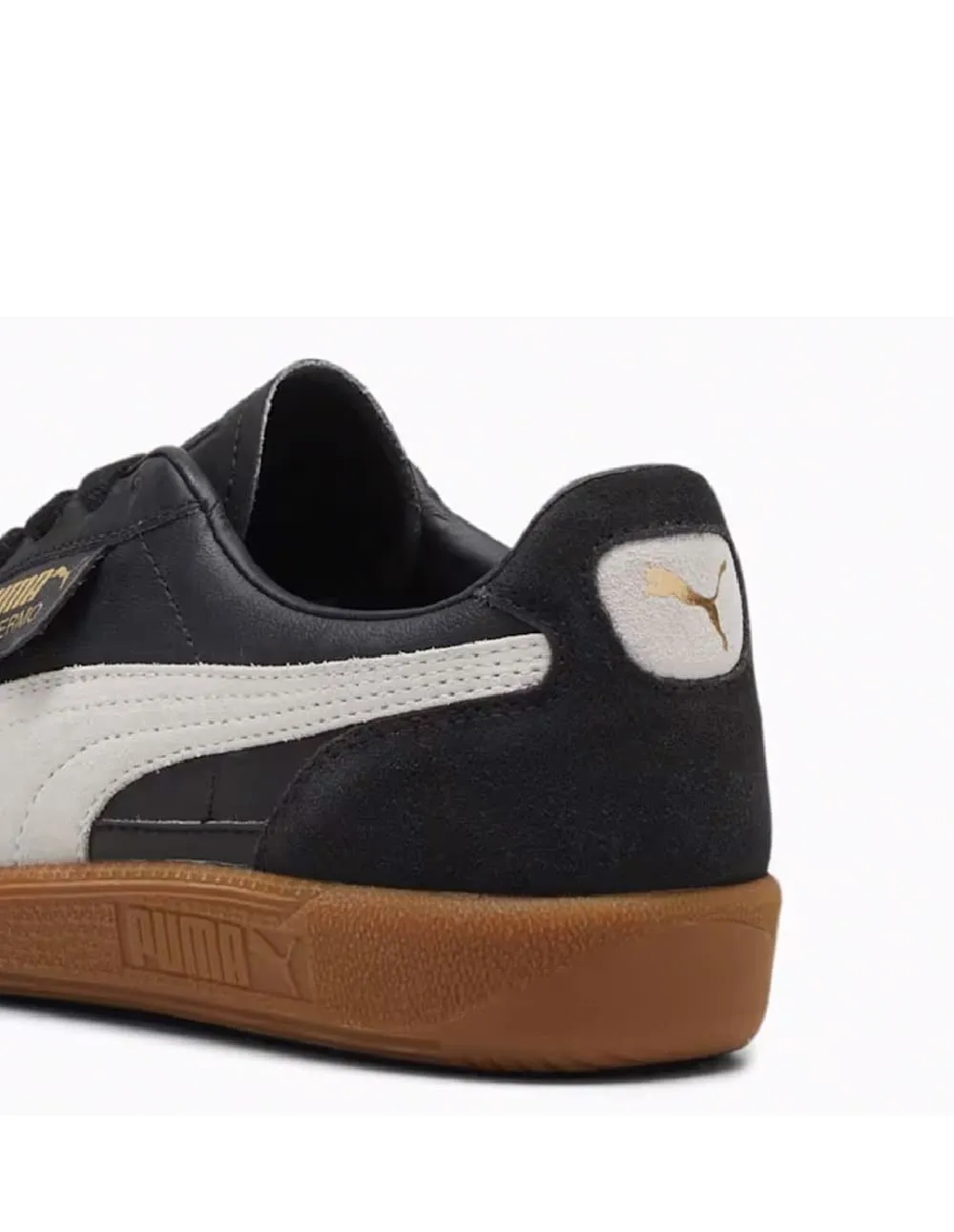 Puma Palermo Leather Negras y Grises Hombre