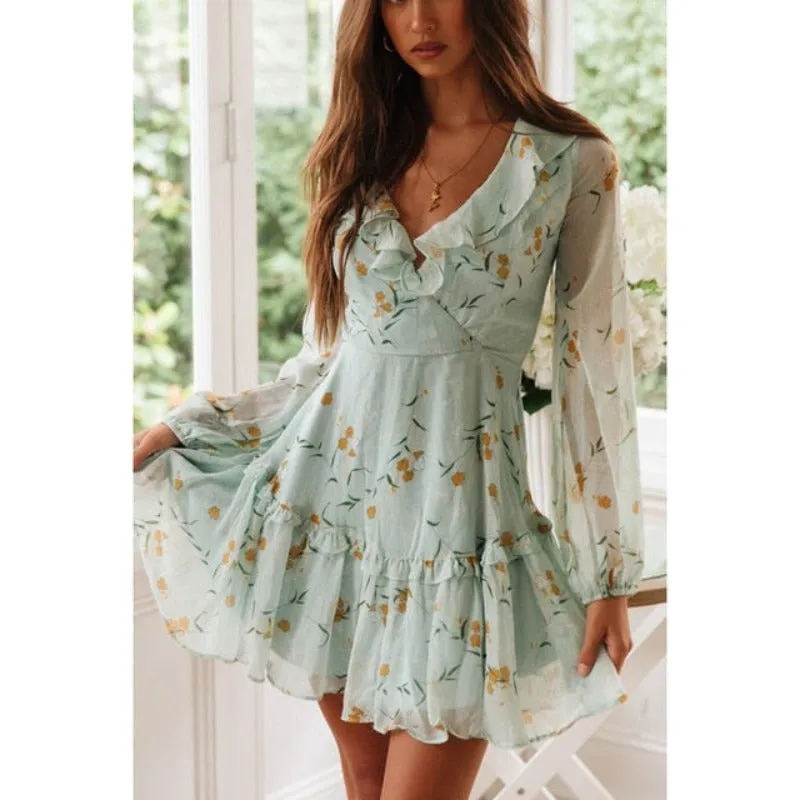Robe Bohème Imprimé Floral