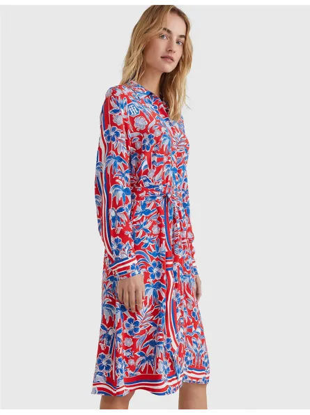 Robe-chemise imprimée Tommy Hilfiger