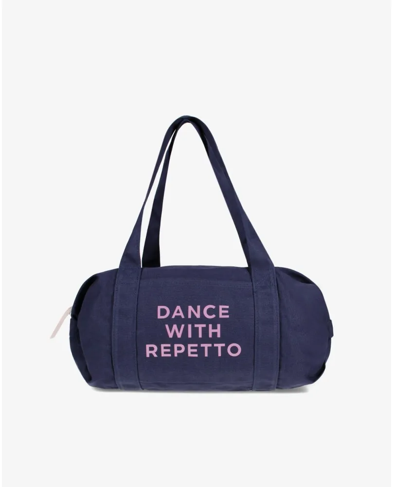 Sac Polochon Moyen Bleu Nuit - Repetto