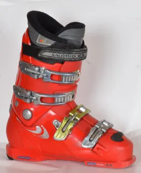 Salomon COURSE 90 Red - chaussures de ski d'occasion Junior