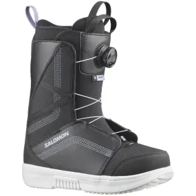 SALOMON W SCARLET BOA BOOTS