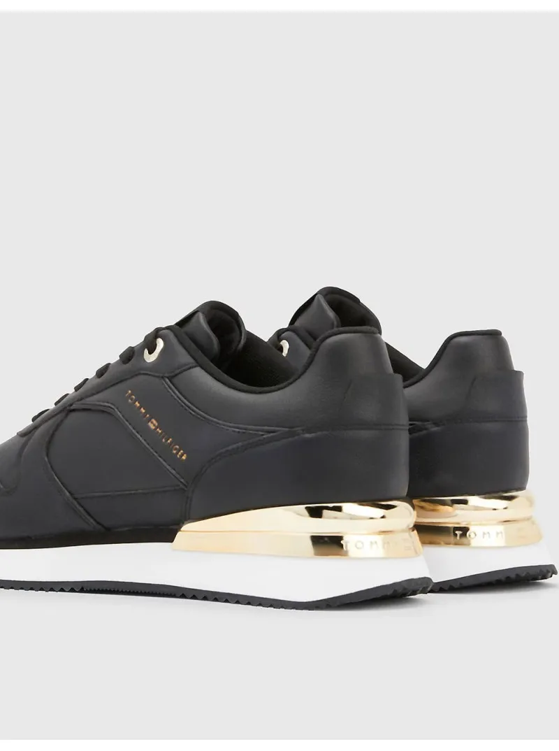 Sneakers de ville détails dorés Tommy Hilfiger