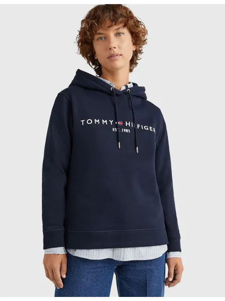 Sweat capuche logo Tommy Hilfiger Desert sky