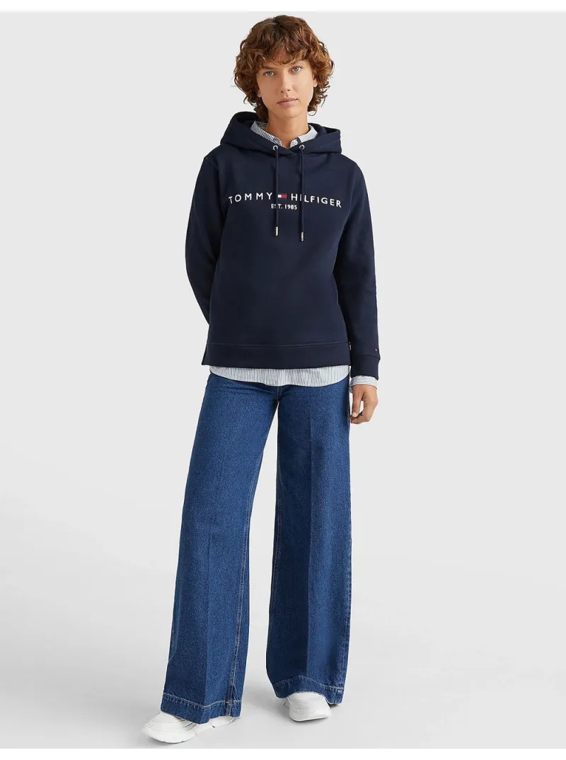 Sweat capuche logo Tommy Hilfiger Desert sky
