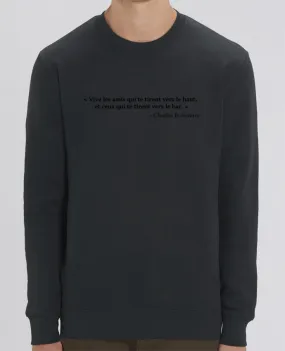 Sweat-shirt Citation Alcool - Tirer vers le bar Par tunetoo