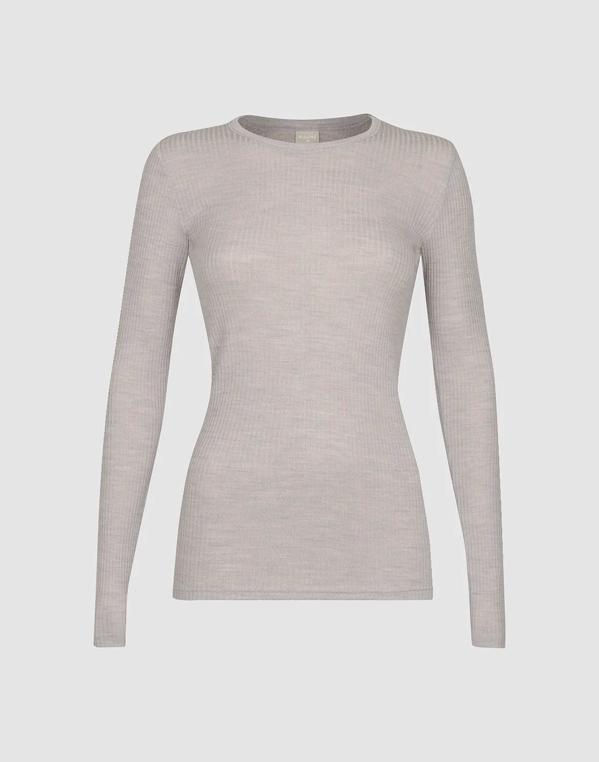 T-shirt à manches longues en laine mérinos pour femme