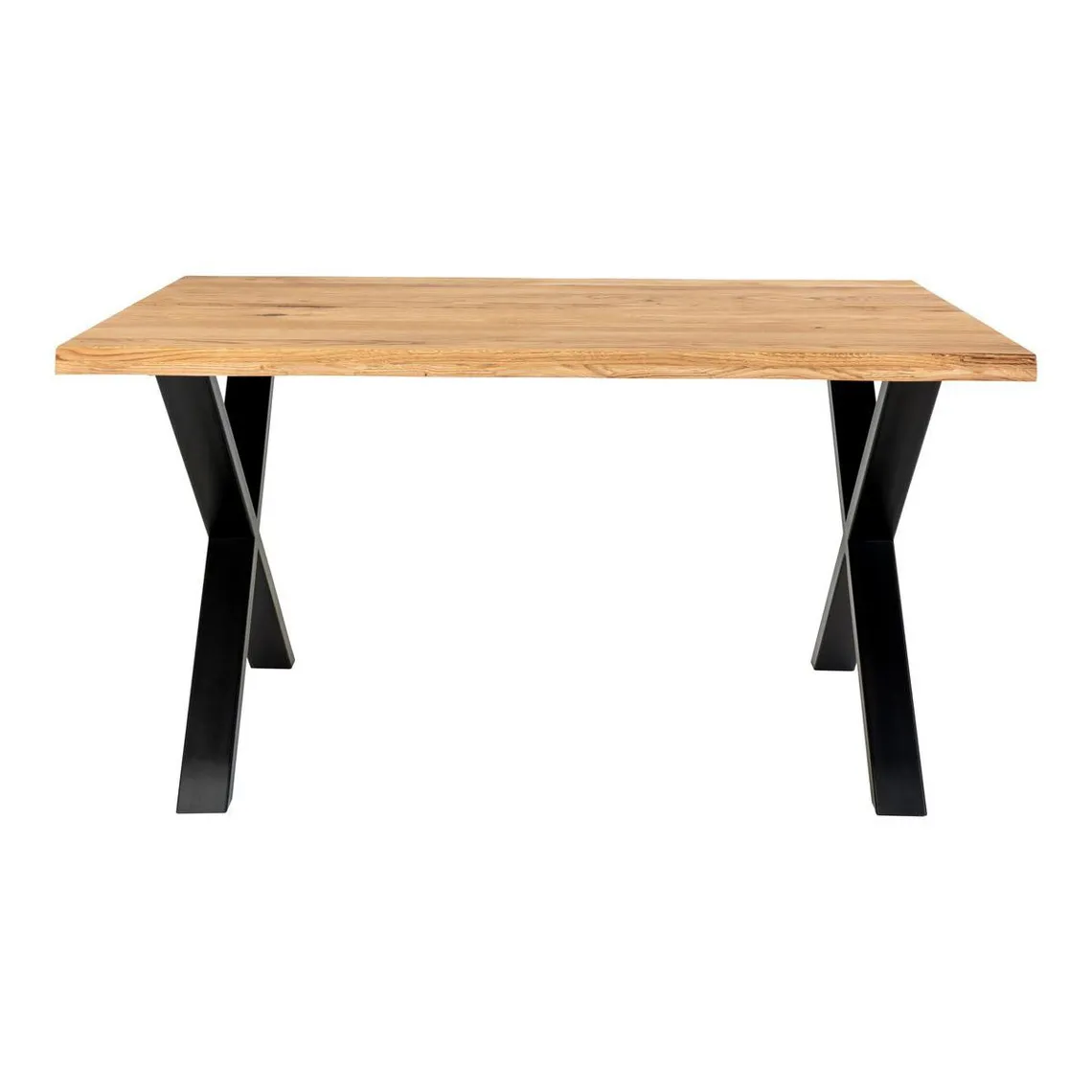 Table à Manger TOULON En Chêne Vernis 140x95xh76x4 cm | 3 Suisses