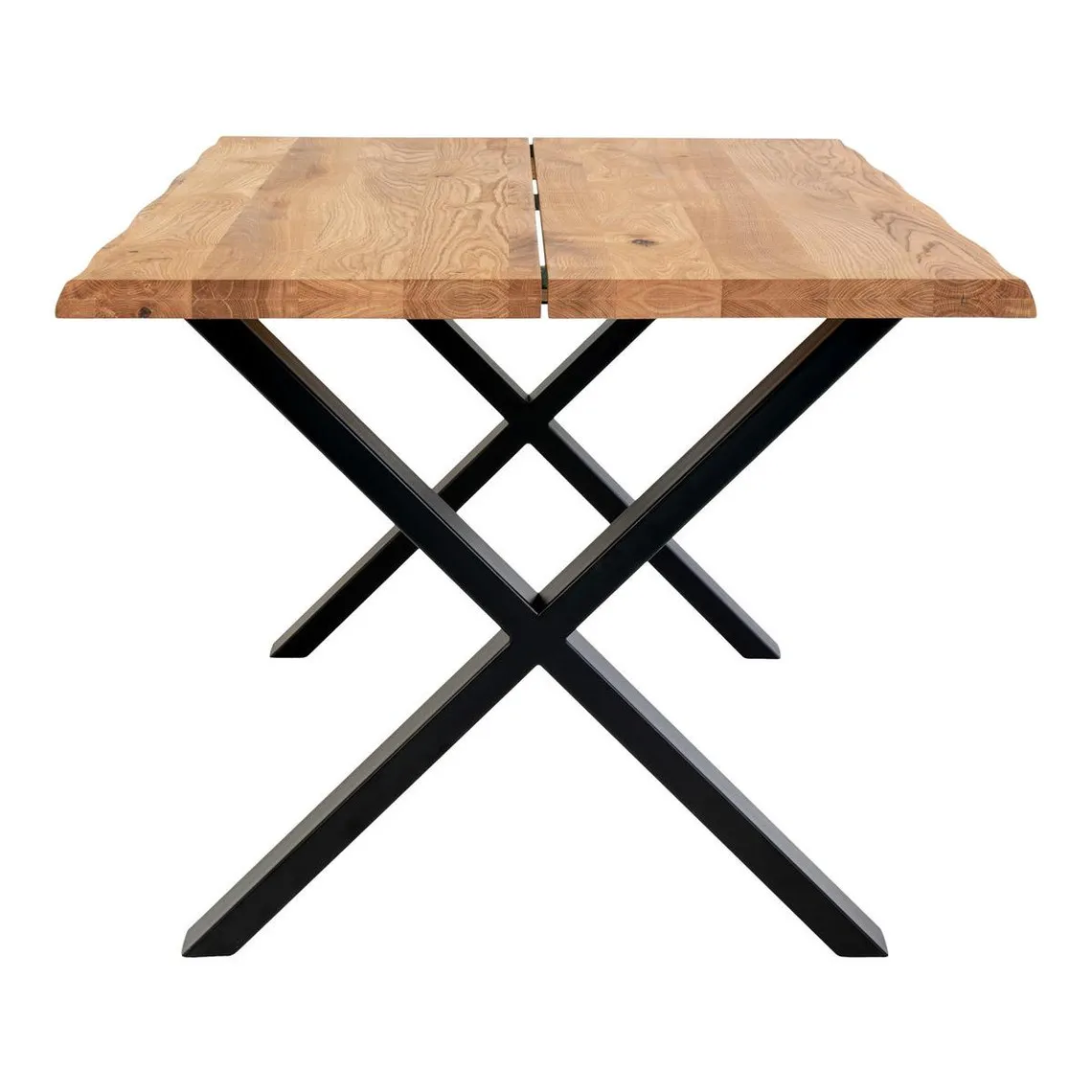 Table à Manger TOULON En Chêne Vernis 140x95xh76x4 cm | 3 Suisses