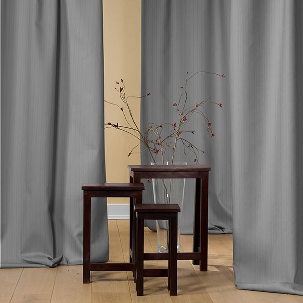 Tissu occultant Chevrons – gris foncé