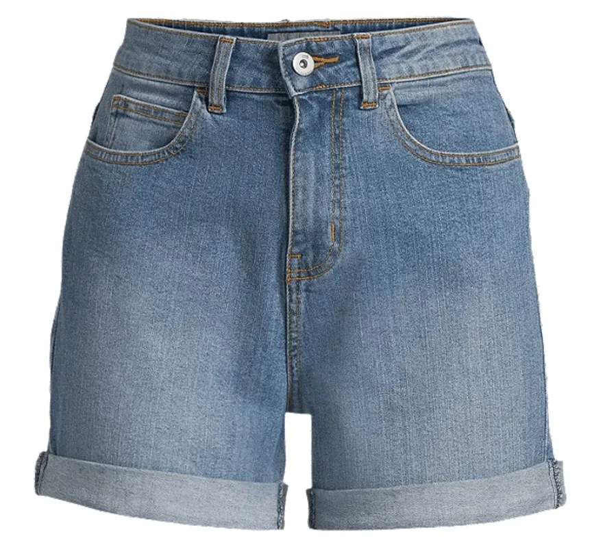 VANS W HIGH RISE ROLL CUFF SHORT