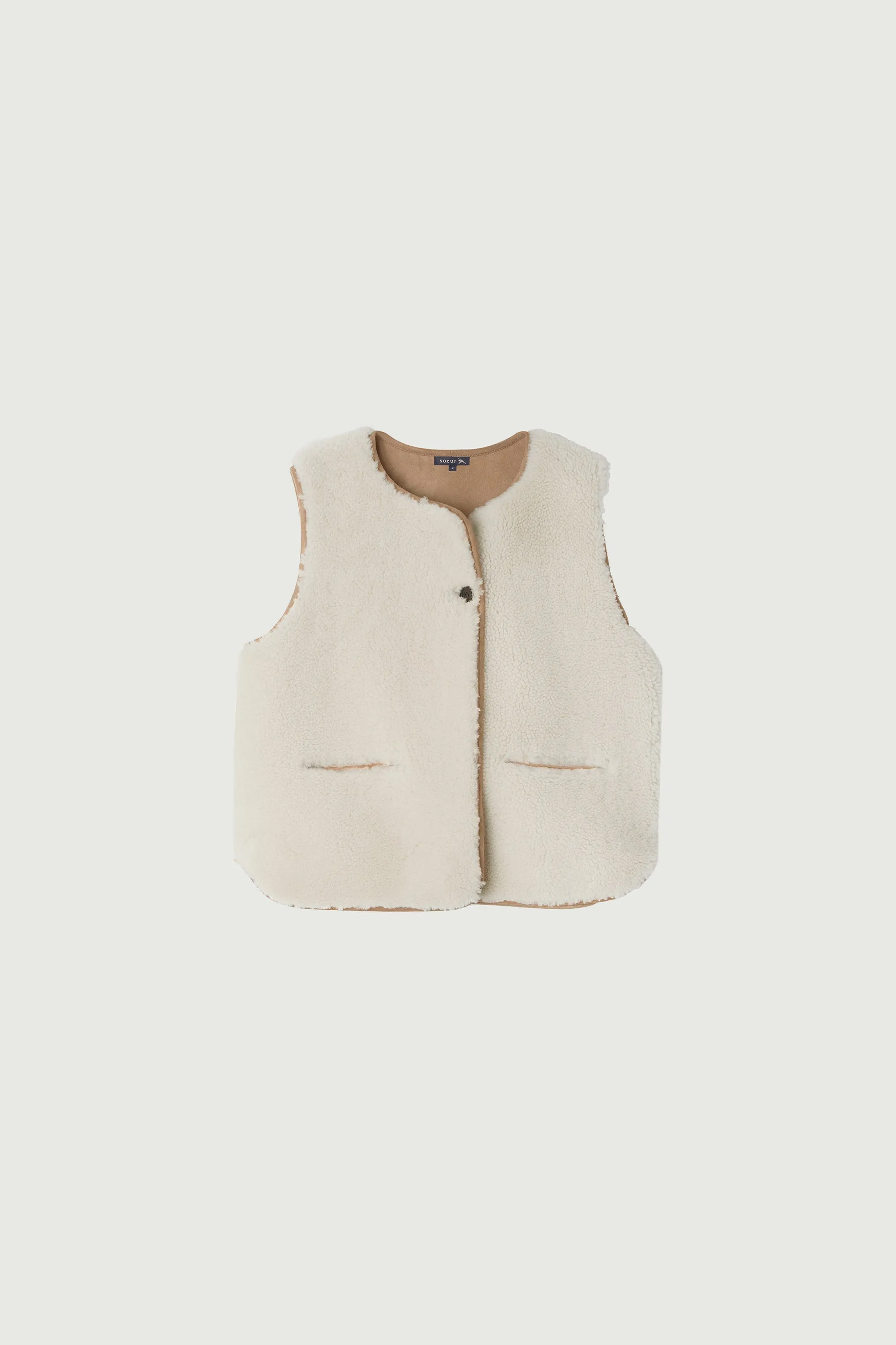 VESTE BOULOGNE BEIGE