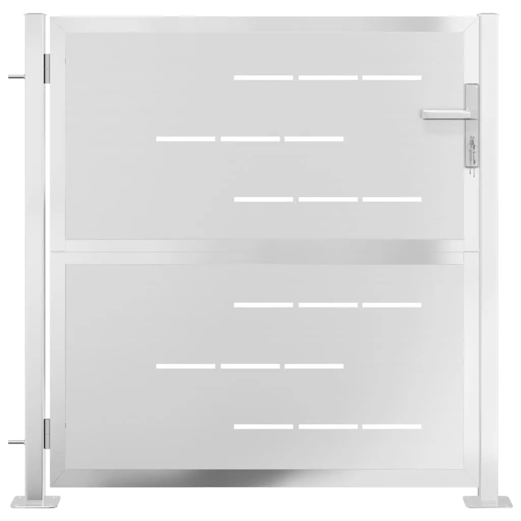 vidaXL Portail de jardin 100x100 cm acier inoxydable | vidaxl-fr